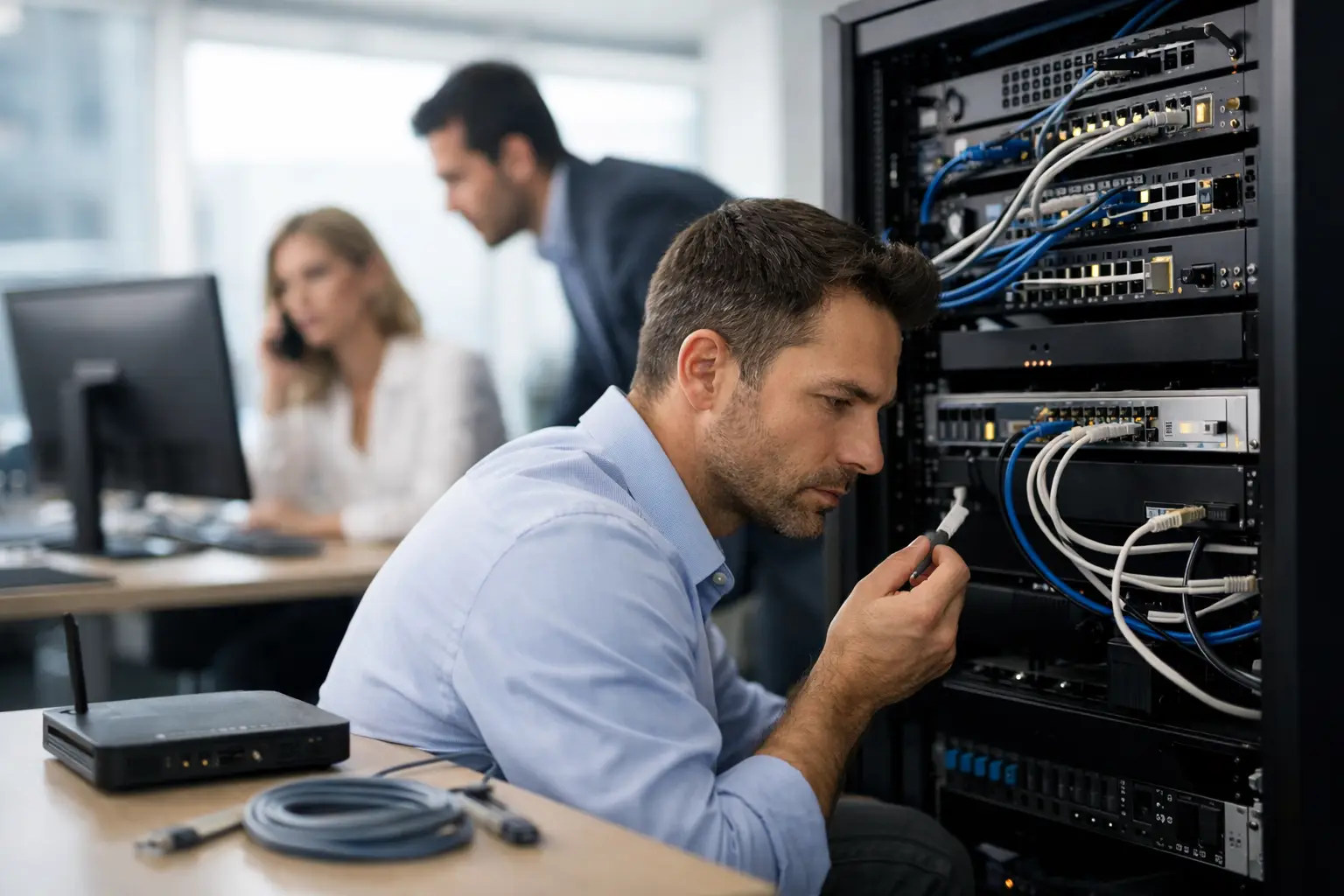 Internet caído en empresa: qué revisar primero