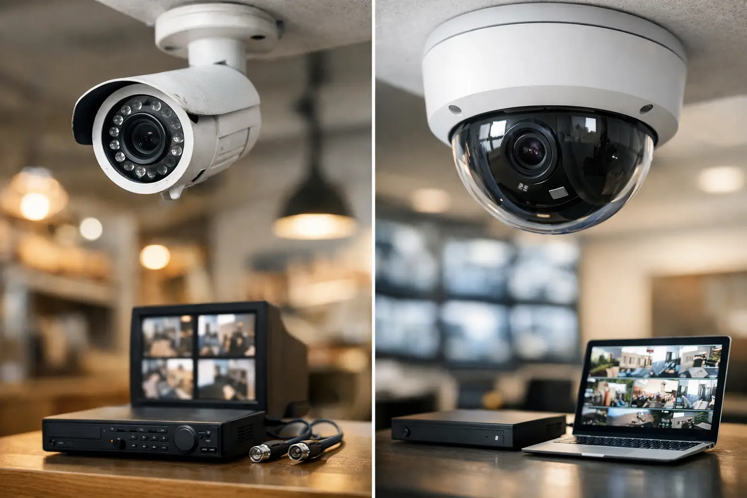 CCTV analógico vs IP para proteger tu negocio