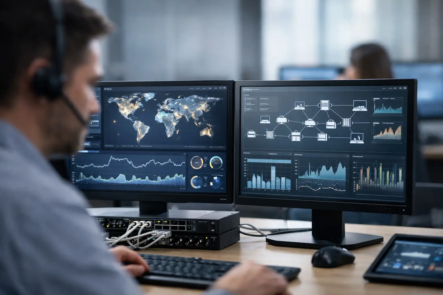 Herramientas de monitoreo de red empresarial
