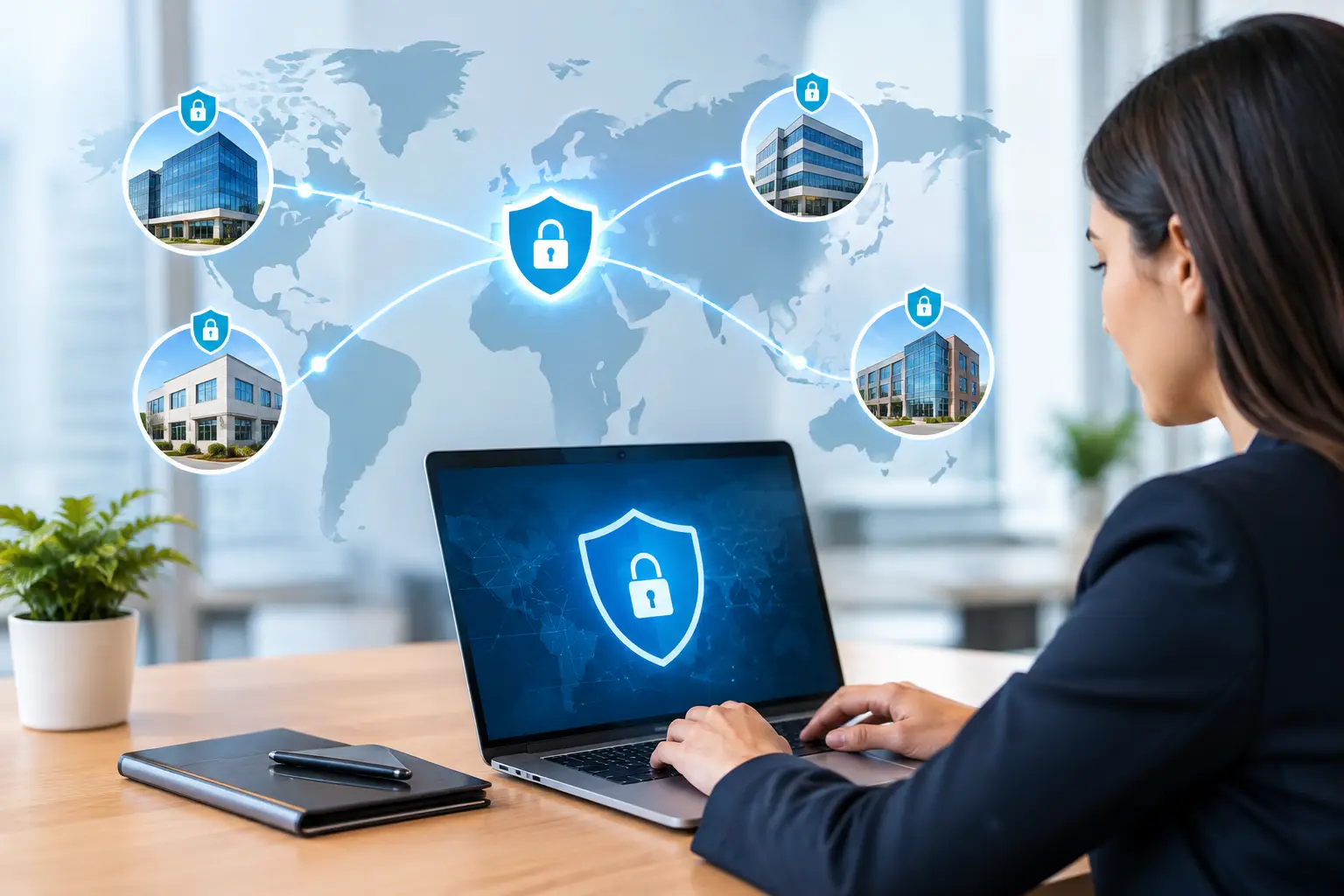 Cómo conectar sucursales mediante VPN sin riesgos