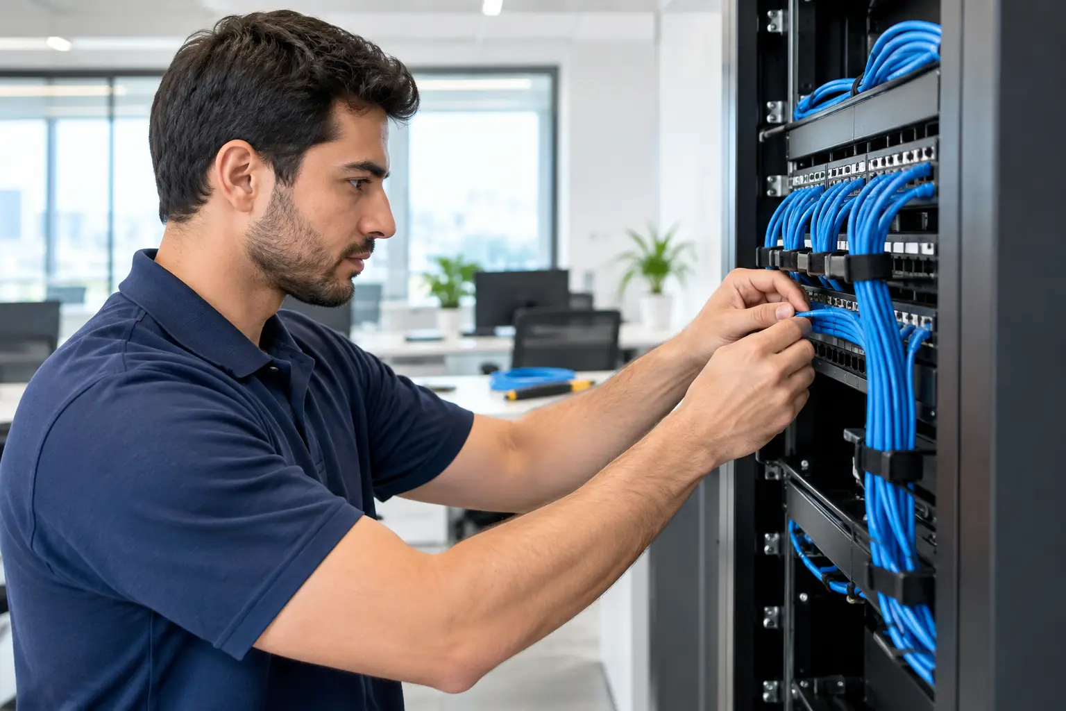Cómo instalar cableado para oficinas sin errores